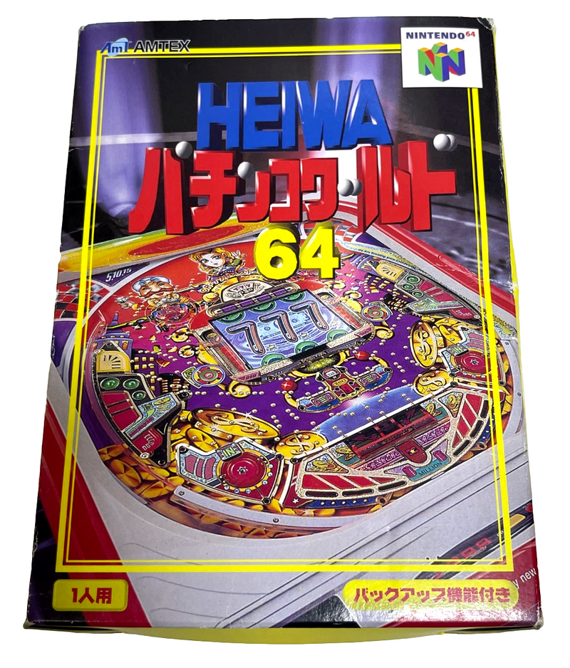 Heiwa Pachinko Nintendo 64 N64 NTSC/J Japanese *Complete* (Preowned)