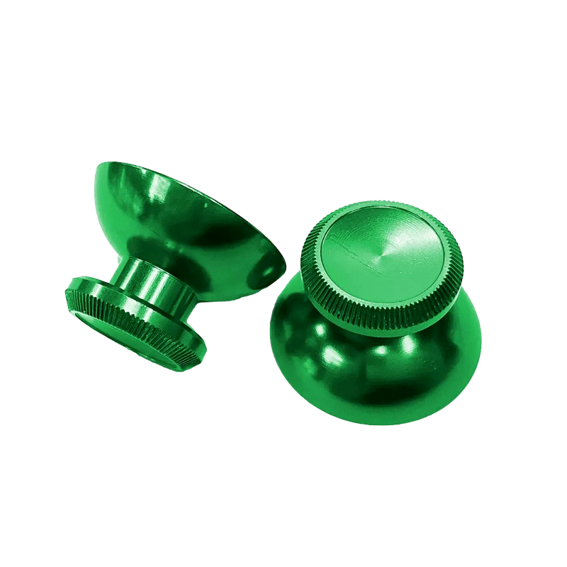 Pair of PS5 3D Rocker Metal Aluminum Caps Dual Sense Controller Green