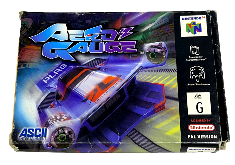 Aero Gauge Nintendo 64 N64 Boxed PAL *No Manual* (Preowned)
