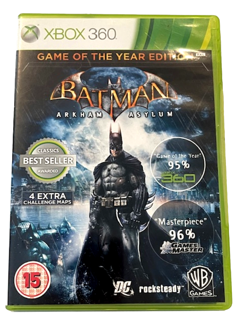 Batman Arkham Asylum XBOX 360 (Preowned)