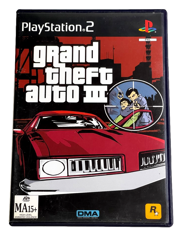 Grand Theft Auto III PS2 PAL * Manual Only. No Map* (Preowned)