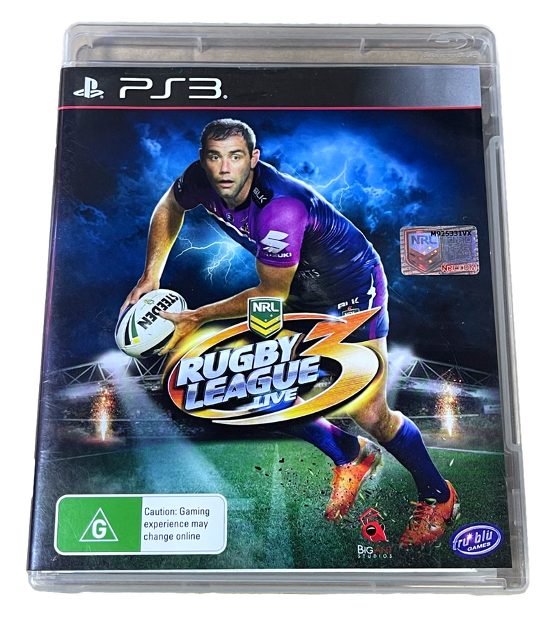 Rugby League Live 3 Sony PS3 PlayStation 3 (Preowned)
