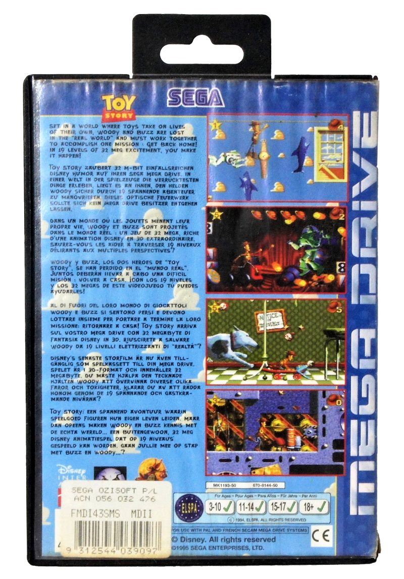 Toy Story Sega Mega Drive *Complete* (Pre-Owned)