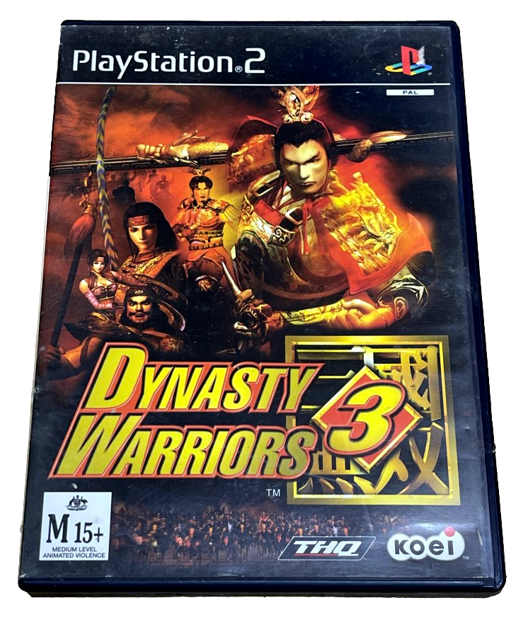 Dynasty Warriors 3 PS2 PAL *No Manual* (Preowned)