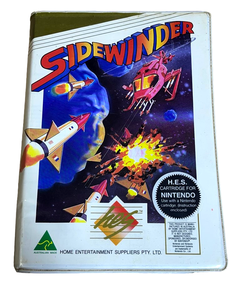 Sidewinder Nintendo HES NES Boxed PAL Piggy Back (Preowned)