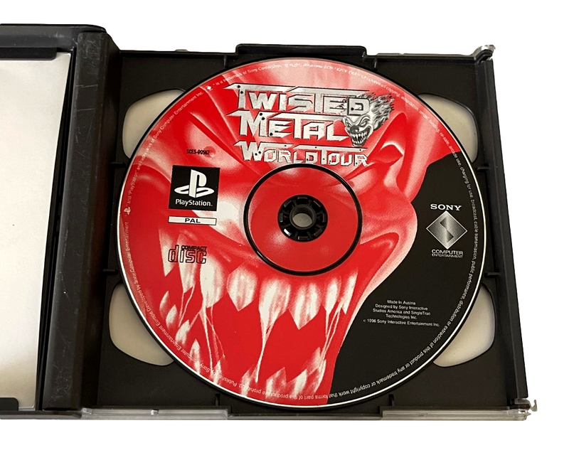 Twisted Metal World Tour PS1 PS2 PS3 PAL *No Manual* (Preowned)