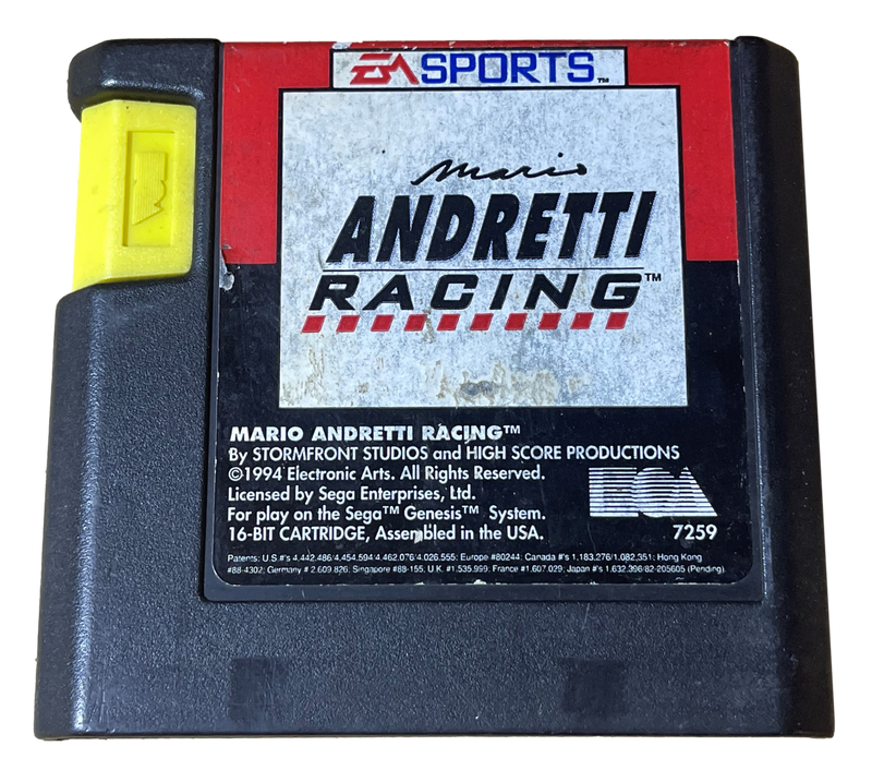 Mario Andretti Racing Sega Mega Drive *Cartridge Only* (Preowned) - Games We Played