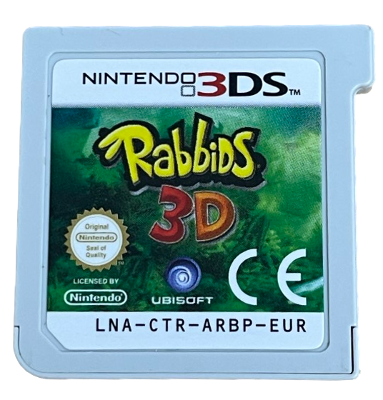 Rabbids 3D Nintendo 3DS 2DS (Cartridge Only) (Preowned)
