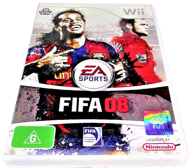 FIFA 08 Nintendo Wii PAL *Complete* Wii U Compatible A-League (Pre-Owned)