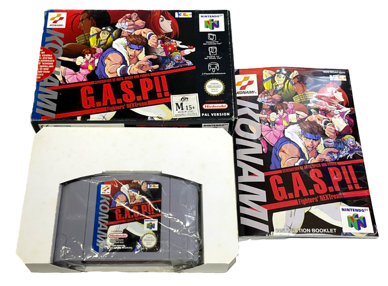 G.A.S.P. Nintendo 64 N64 Boxed PAL *Complete* (Preowned)