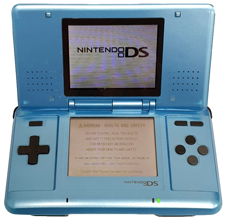 Nintendo DS Original Phat NTR-001 Blue Console + USB Charger