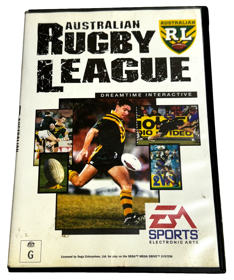 Australian Rugby League Sega Mega Drive PAL *No Manual* (Preowned)