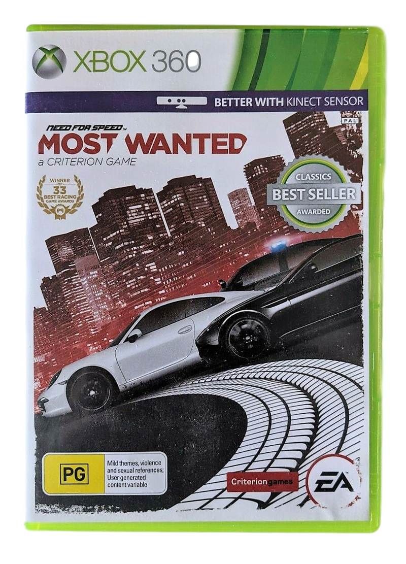 Need for Speed: Most Wanted XBOX 360 PAL Criterion (Preowned) - Games We Played
