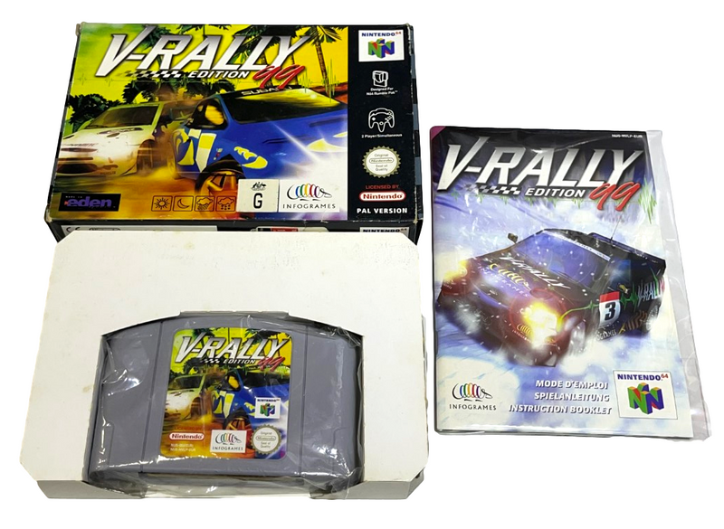 V-Rally 99 Edition Nintendo 64 N64 Boxed PAL *Complete* (Preowned)