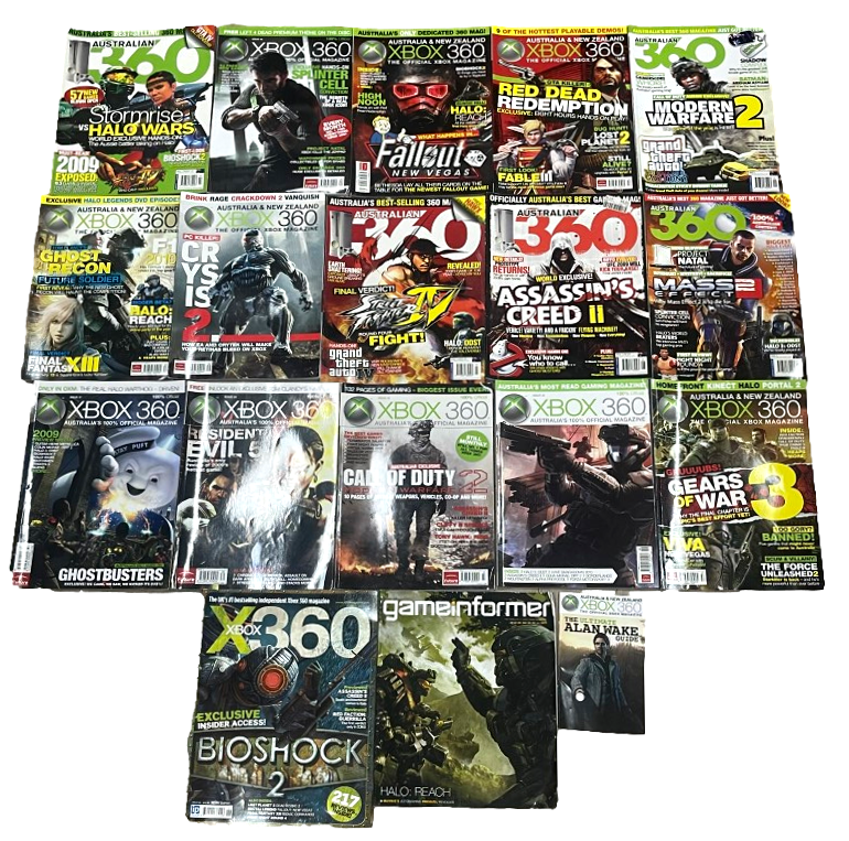 Lot of 17 x Australian Microsoft Xbox 360 Magazines