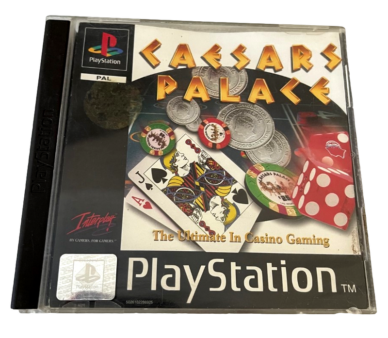 Ceasars Palace PS1 PS2 PS3 PAL *No Manual* (Preowned)