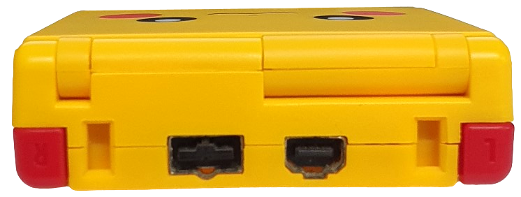 Nintendo Gameboy Advance SP Pikachu Edition AGS-001 RetroFit + USB Charger  (Refurbished)