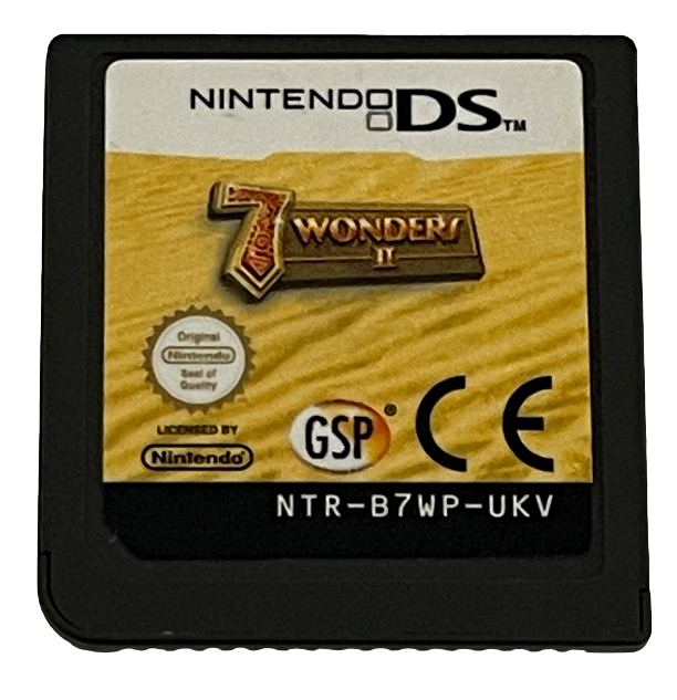 7 Wonders II Nintendo DS 2DS 3DS Game *Cartridge Only* (Preowned)