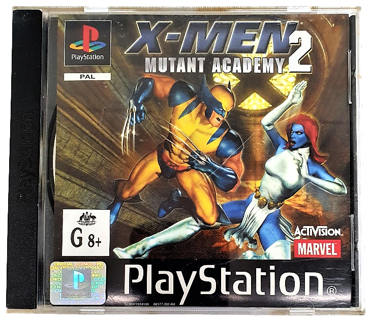 X-Men 2 Mutant Academy PS1 PS2 PS3 PAL *No Manual* (Pre-Owned)