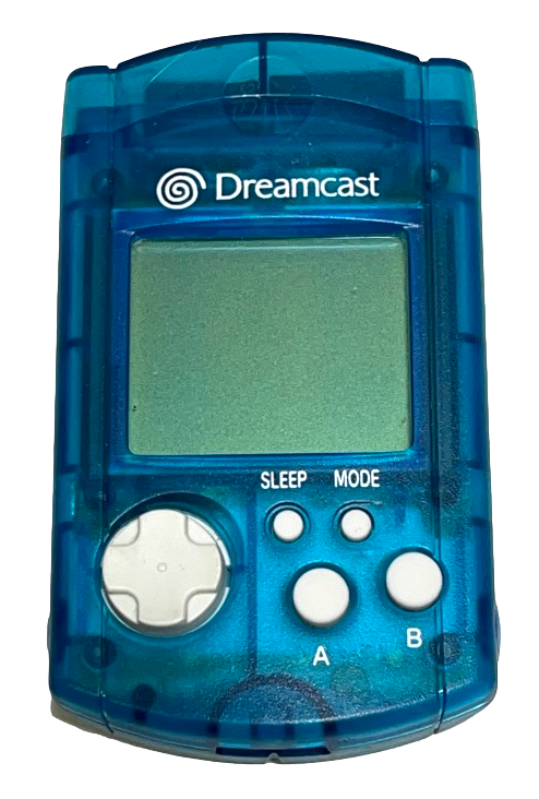 Genuine Sega Dreamcast VMU NTSC PAL - Blue HKT-7000 (Preowned)