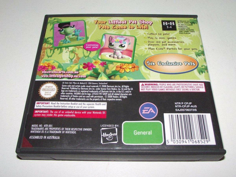 Littlest Pet Shop Jungle Nintendo DS 3DS Game  *No Manual* (Pre-Owned)