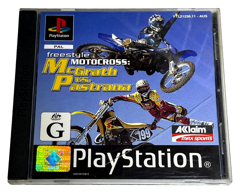 Freestyle Motocross McGrath Vs Pastrana PS1 PS2 PS3 PAL *Complete* (Preowned)