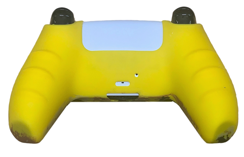 Silicone Cover For PS5 Controller Case Skin - Yellow Camo - Games We Played