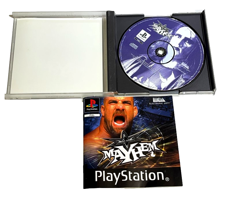 WCW Mayhem PS1 PS2 PS3 PAL *Complete* (Preowned)