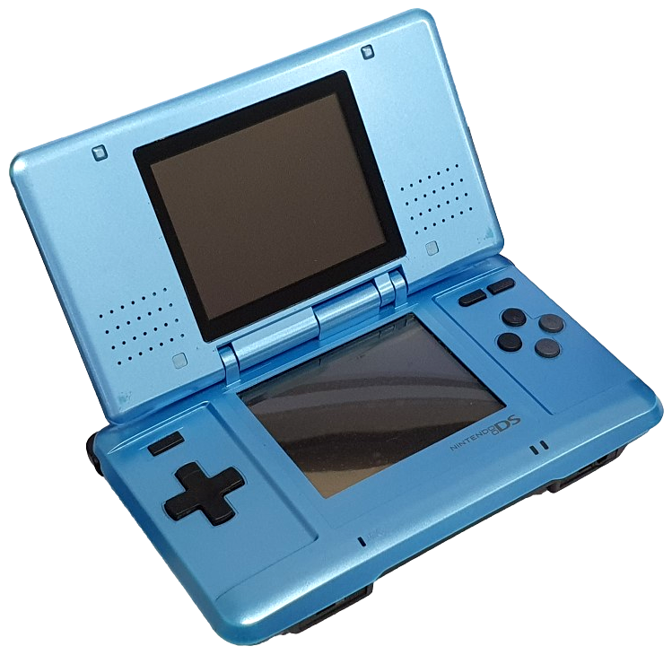 Nintendo DS Original Phat NTR-001 Blue Console + USB Charger