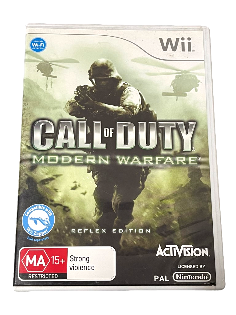 Call of Duty Modern Warfare Nintendo Wii PAL *Complete* Wii U Compatible (Pre-Owned)
