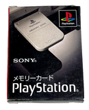 Boxed Genuine Sony Playstation 1 Memory Card 1MB Grey PS1 Official