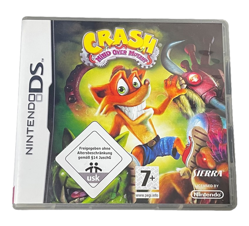 Crash Mind Over Mutant Nintendo DS 2DS 3DS Game *No Manual* (Pre-Owned)