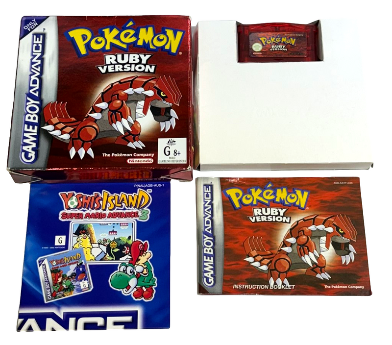 Pokemon Ruby Version Nintendo Gameboy Advance GBA *Complete* Boxed (Preowned)