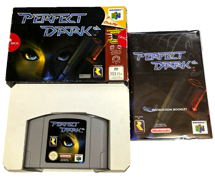 Perfect Dark Nintendo 64 N64 Boxed PAL *Complete*