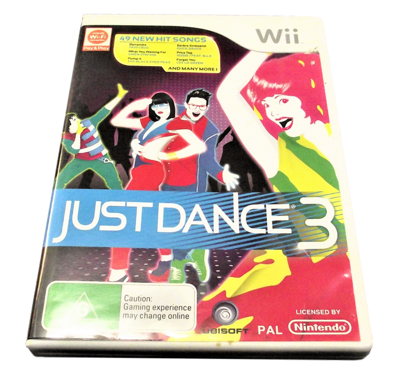 Just Dance 3 Nintendo Wii PAL *No Manual* Wii U Compatible (Pre-Owned)