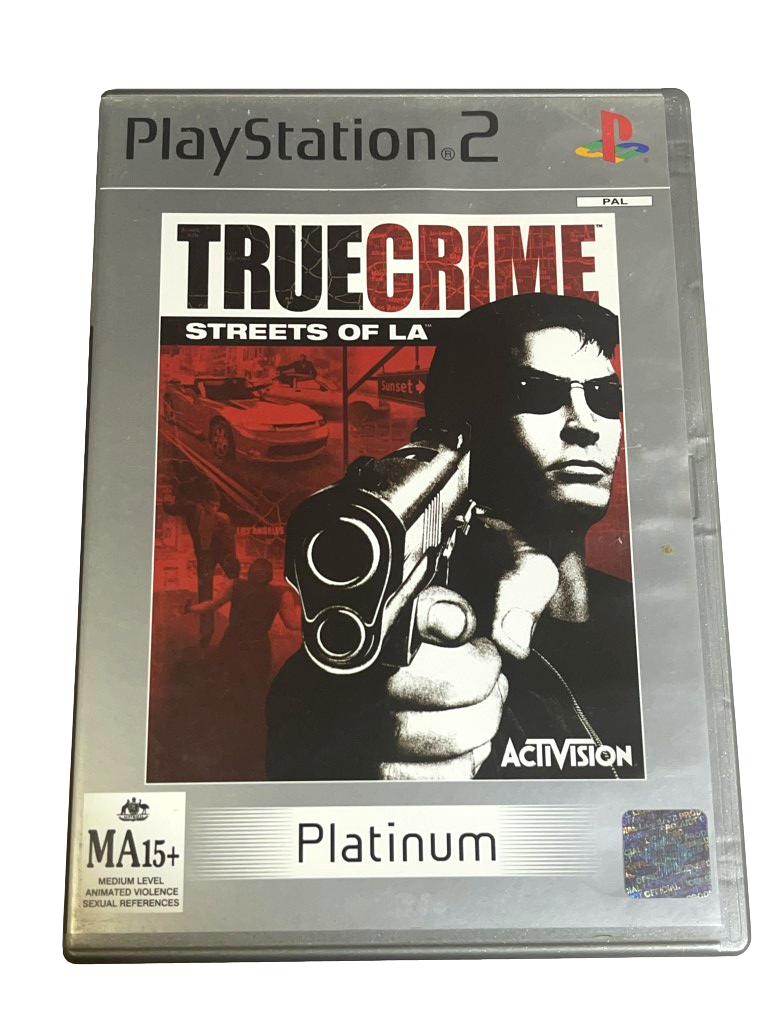 True Crime Streets of LA PS2 (Platinum) PAL *Complete* (Preowned)
