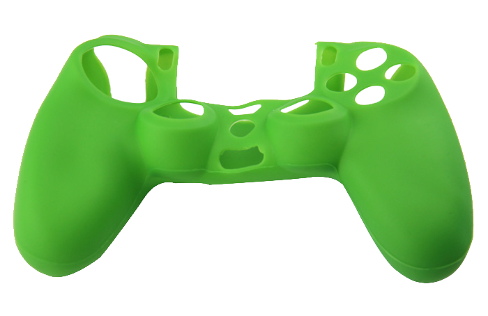 Silicone Cover For PS4 Controller Case Skin - Green - Games We Played