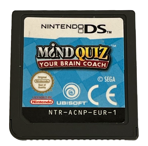 Mindquiz Your Brain Coach Nintendo DS 2DS 3DS Game *Cartridge Only* (Preowned)