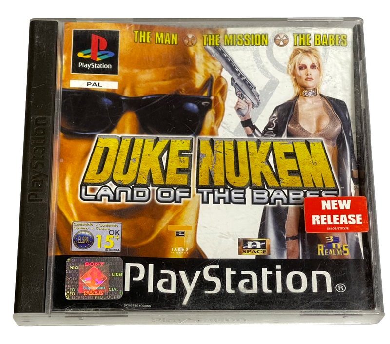 Duke Nukem Land of the Babes PS1 PS2 PS3 PAL *Complete* (Preowned)