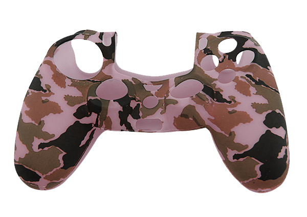 Silicone Cover For PS4 Controller Case Skin - Pale Pink Camo - Games We Played