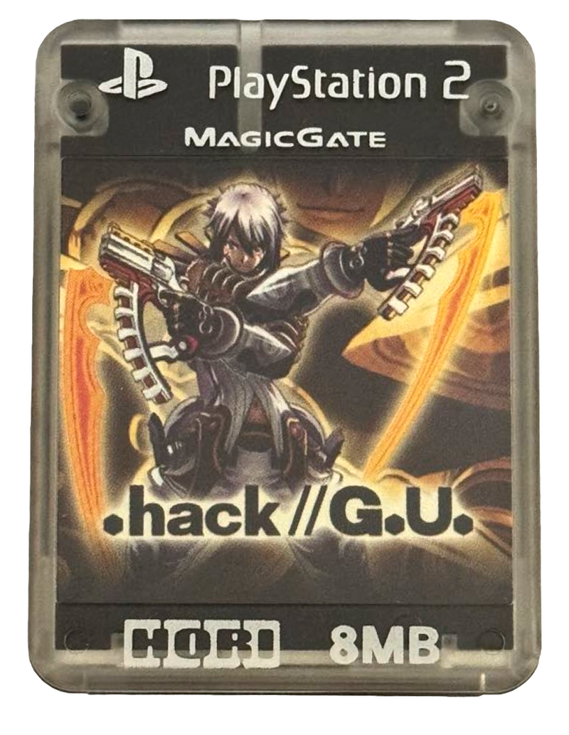.Hack   G.U. Hori Magic Gate PS2 Memory Card PlayStation 2 (Preowned)