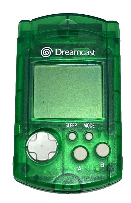 Genuine Sega Dreamcast VMU NTSC PAL - Green HKT-7000 (Preowned)