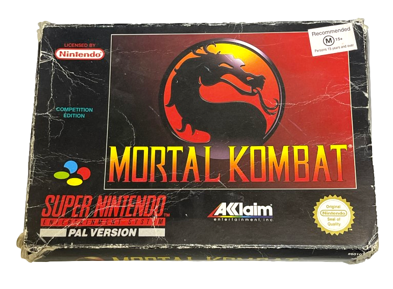 Mortal Kombat Nintendo SNES Boxed PAL *Complete* (Preowned)