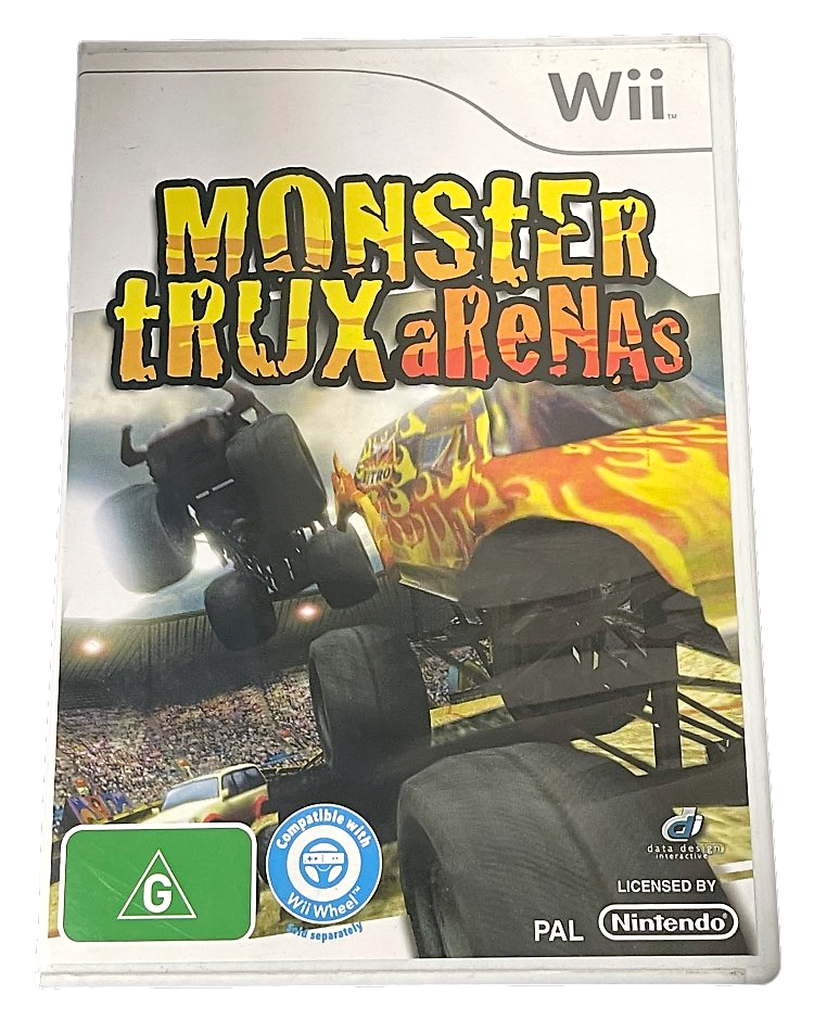 Monster Trux Arenas Nintendo Wii PAL *Complete* Wii U Compatible (Pre-Owned)