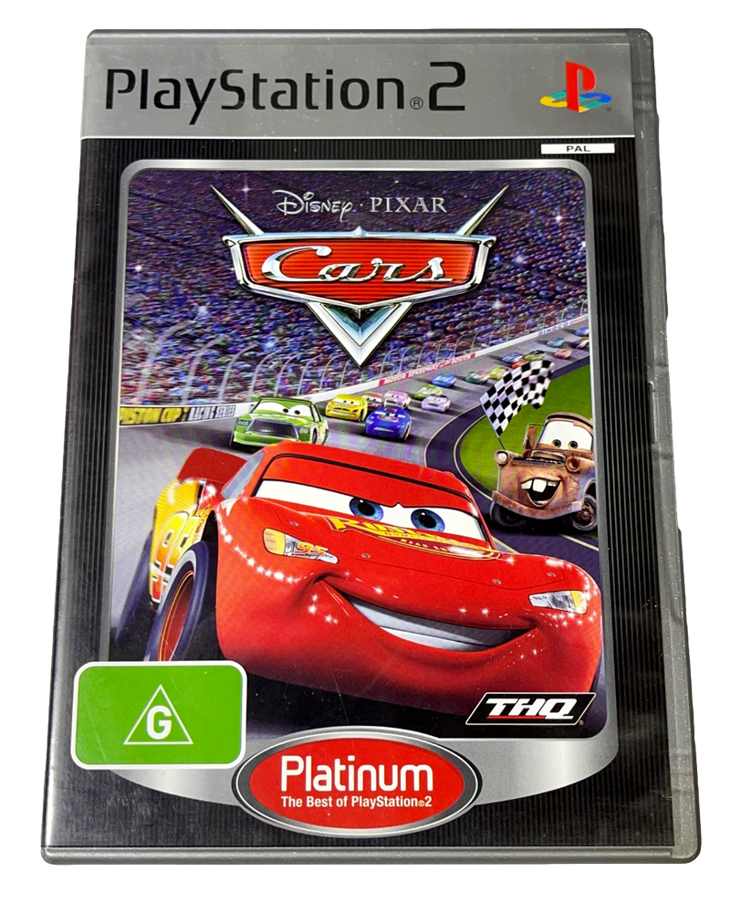 Disney Pixar Cars PS2 (Platinum) PAL *No Manual* (Preowned)