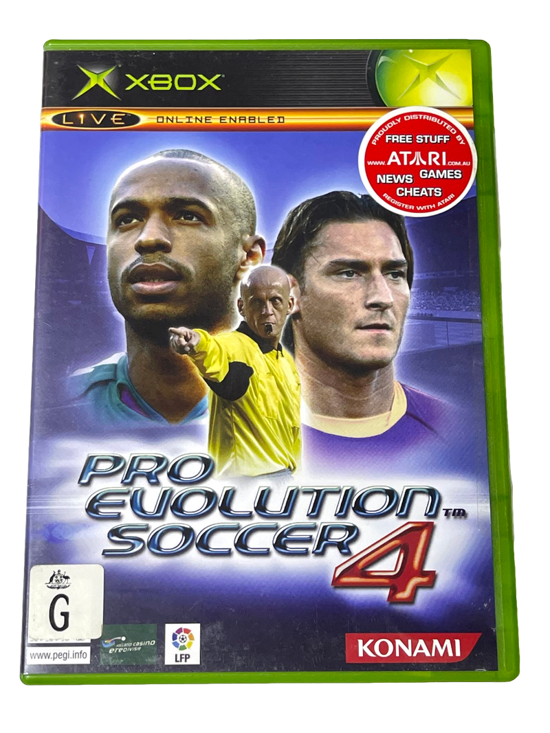 Pro Evolution Soccer 4 XBOX Original PAL *Complete* (Pre-Owned)