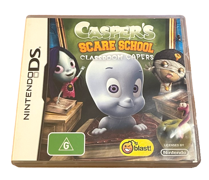 Casper's Scare School Classroom Capers Nintendo DS 2DS 3DS Game *Complete* (Pre-Owned)