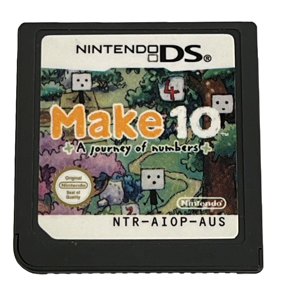 Make 10 A Journey of Numbers Nintendo DS 2DS 3DS Game *Cartridge Only* (Preowned)