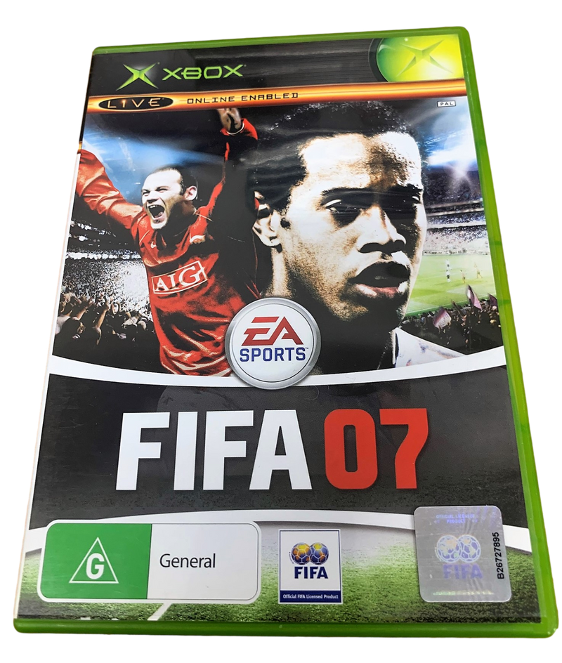 FIFA 07 XBOX Original PAL *Complete* (Pre-Owned)