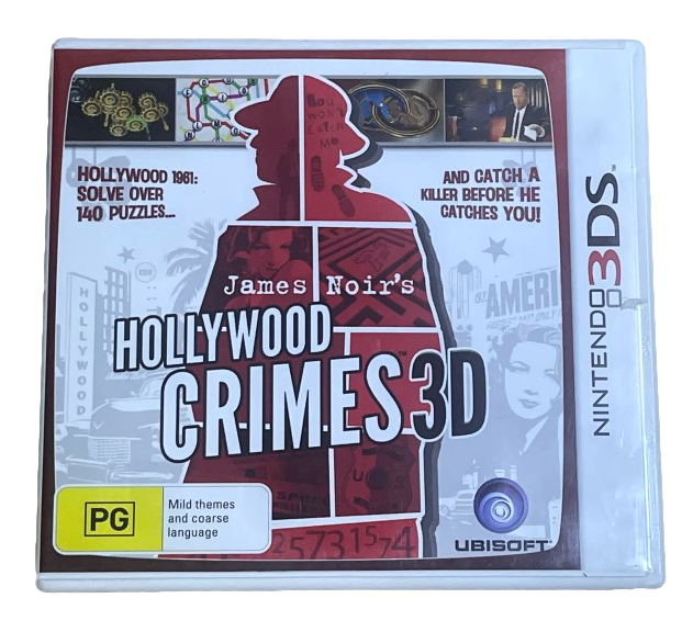 James Noir's Hollywood Crimes 3D Nintendo 3DS 2DS Game (Pre-Owned)
